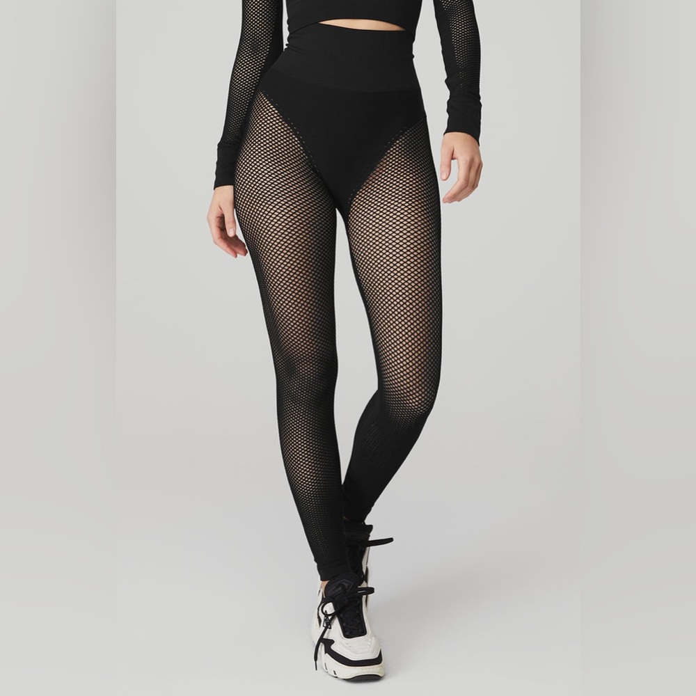 Alo Yoga Seamless High-Waist 7/8 Limitless Open Air Legging